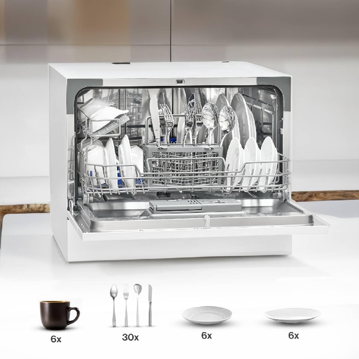 Bomann Mini Geschirrspüler TSG 7405 – kompakt, leise & energieeffizient