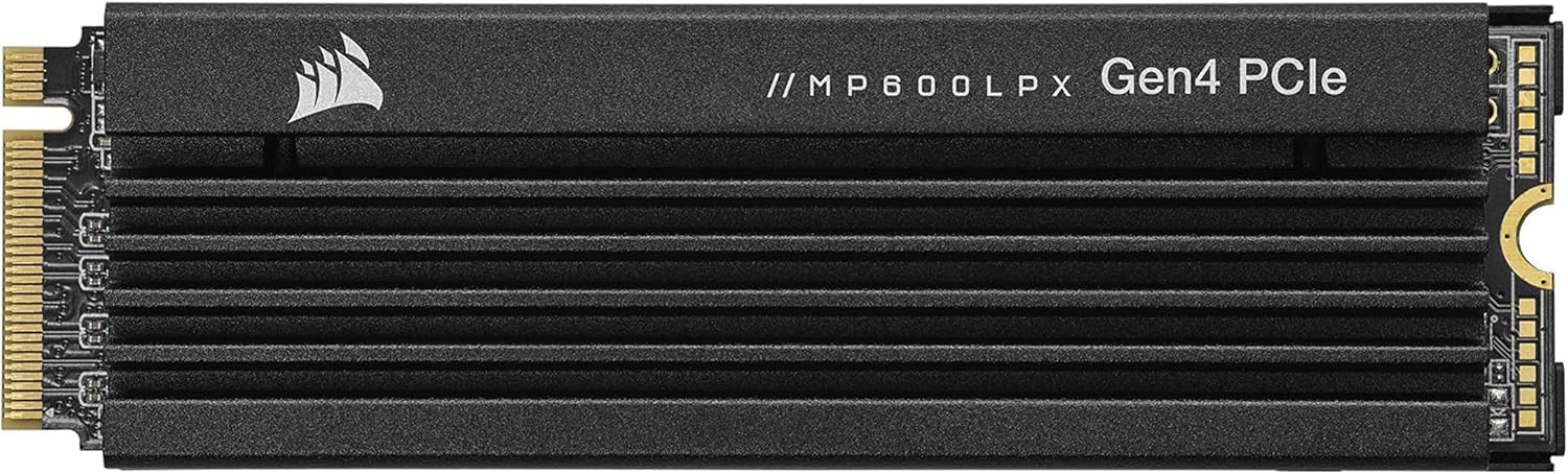 Corsair MP600 PRO LPX 1 TB M.2 PCIe Gen4 NVMe SSD – Höchste Geschwindigkeit für Gaming & High-End-PCs