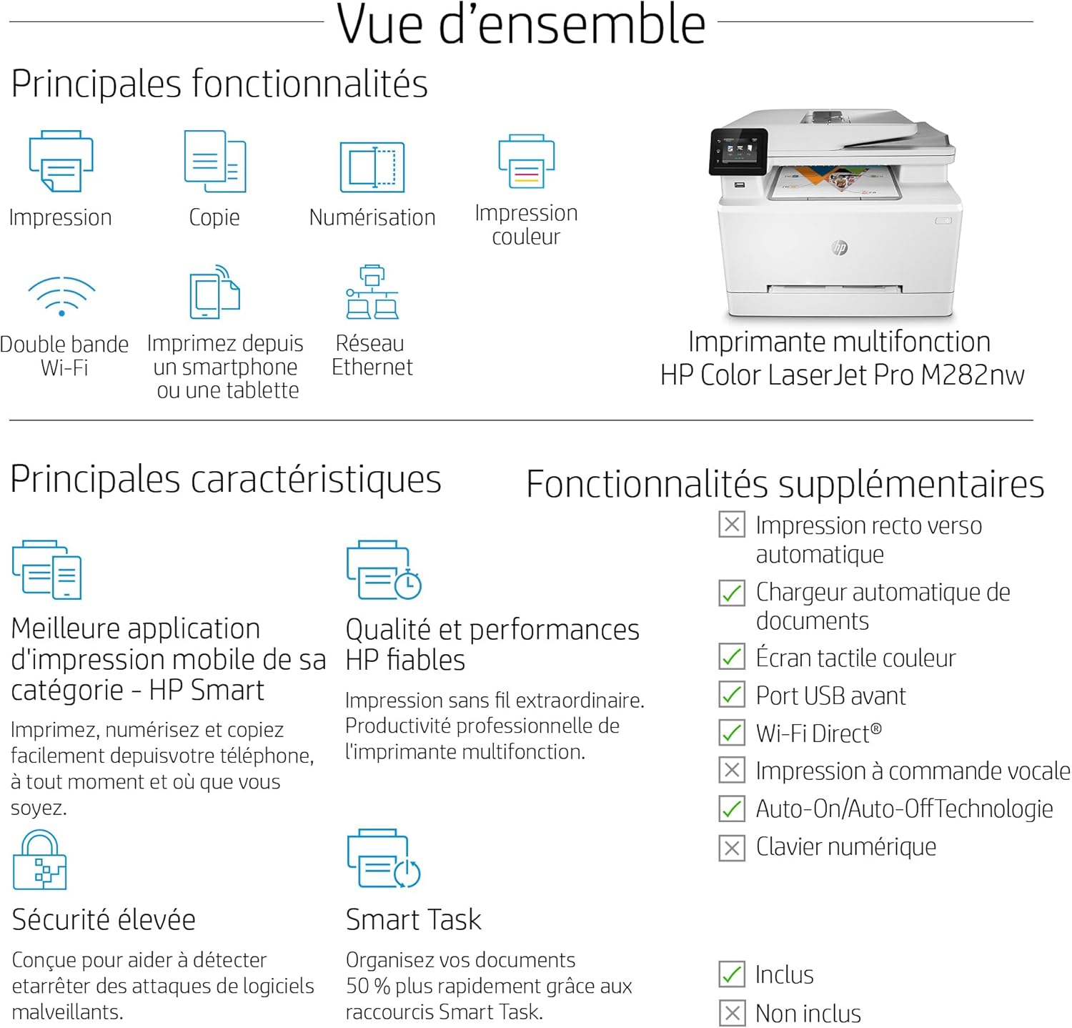 HP Color LaserJet Pro MFP 3302fdwg – Farb-Laserdrucker 4-in-1