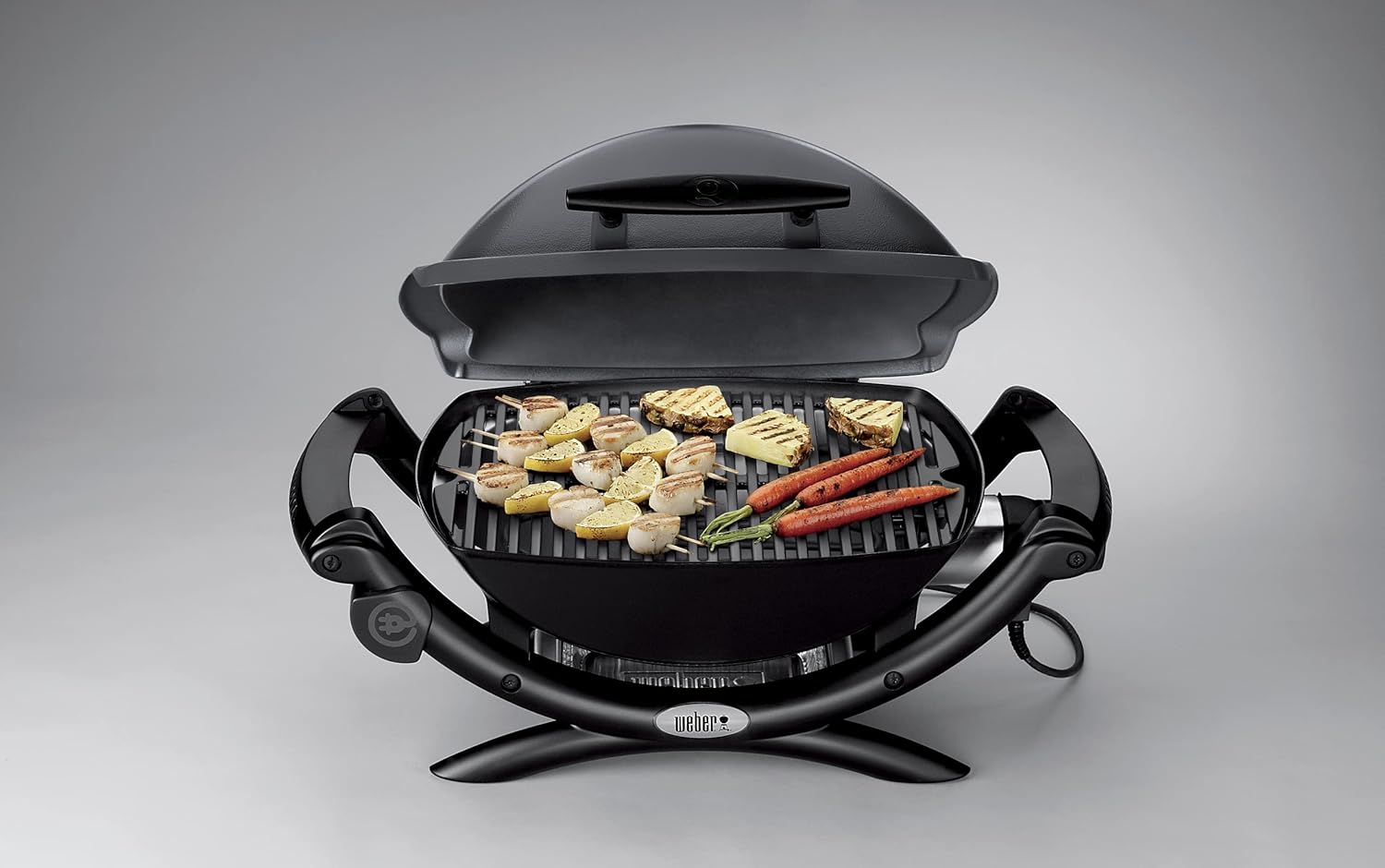 Weber Q1400 Dark Gray – Elektrogrill für Balkon, Terrasse & Garten