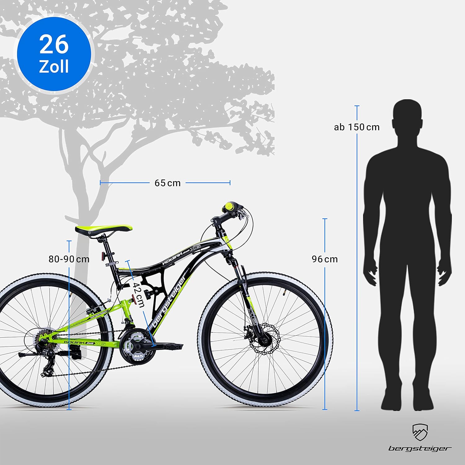 Bergsteiger Kodiak MTB 26