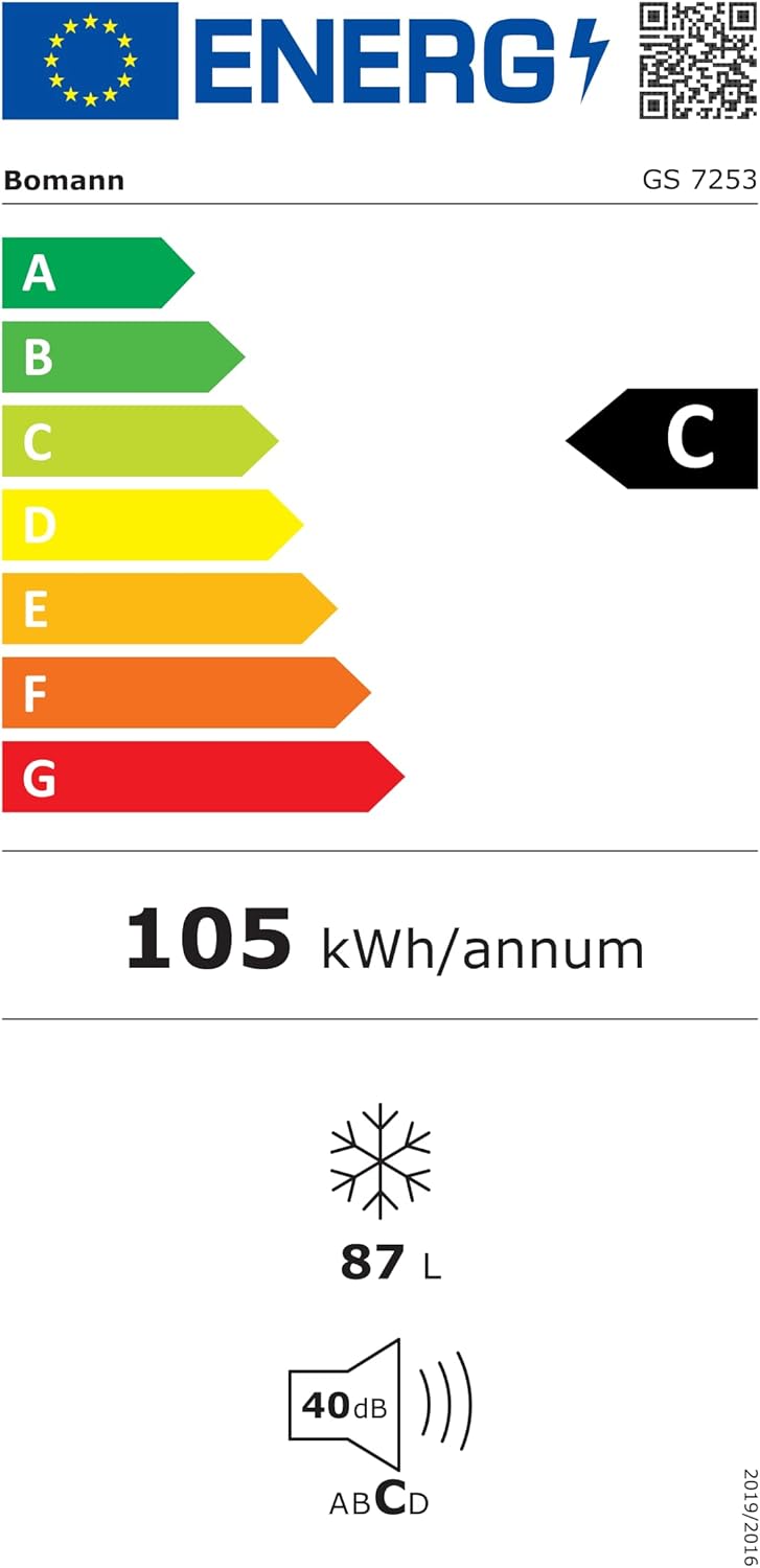 Bomann Gefrierschrank 87 L – Kompakt, effizient & leise