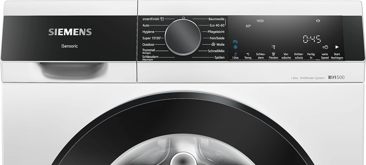 Siemens WM14N223 iQ300 Frontlader – 7 kg, 1400 U/min, speedPack L, LED-Display, Outdoor-Programm