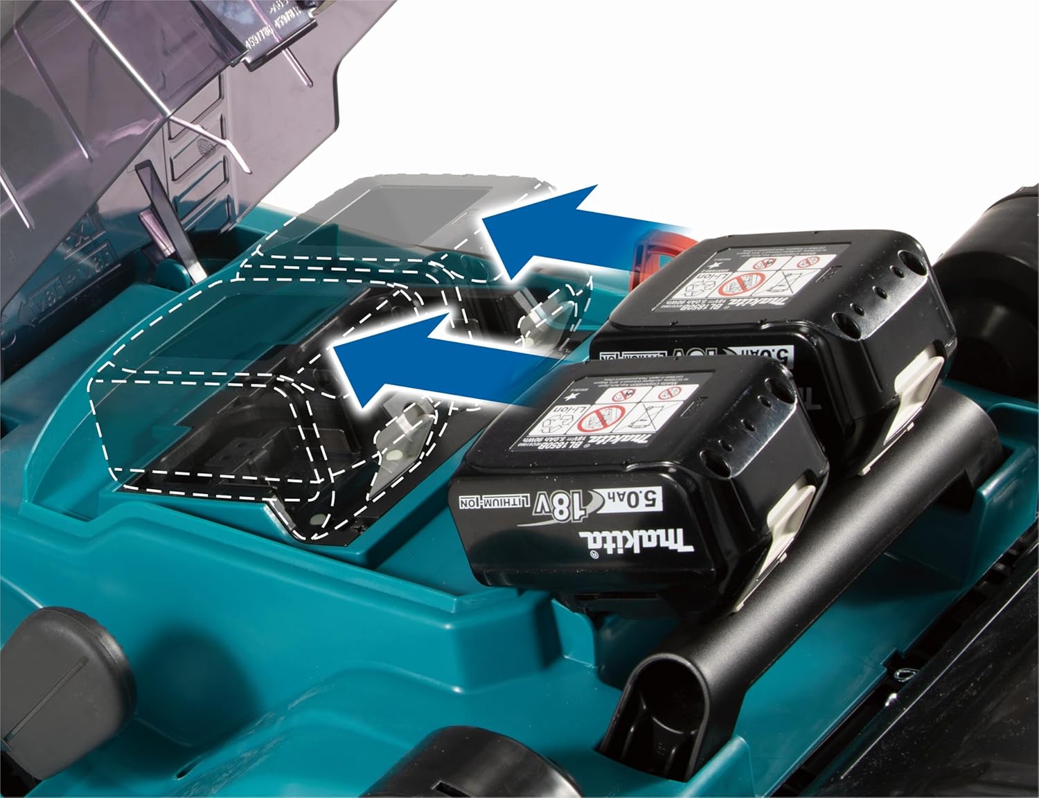 Makita DLM432Z Akku-Rasenmäher – 2x18 V Power (ohne Akku & Ladegerät)