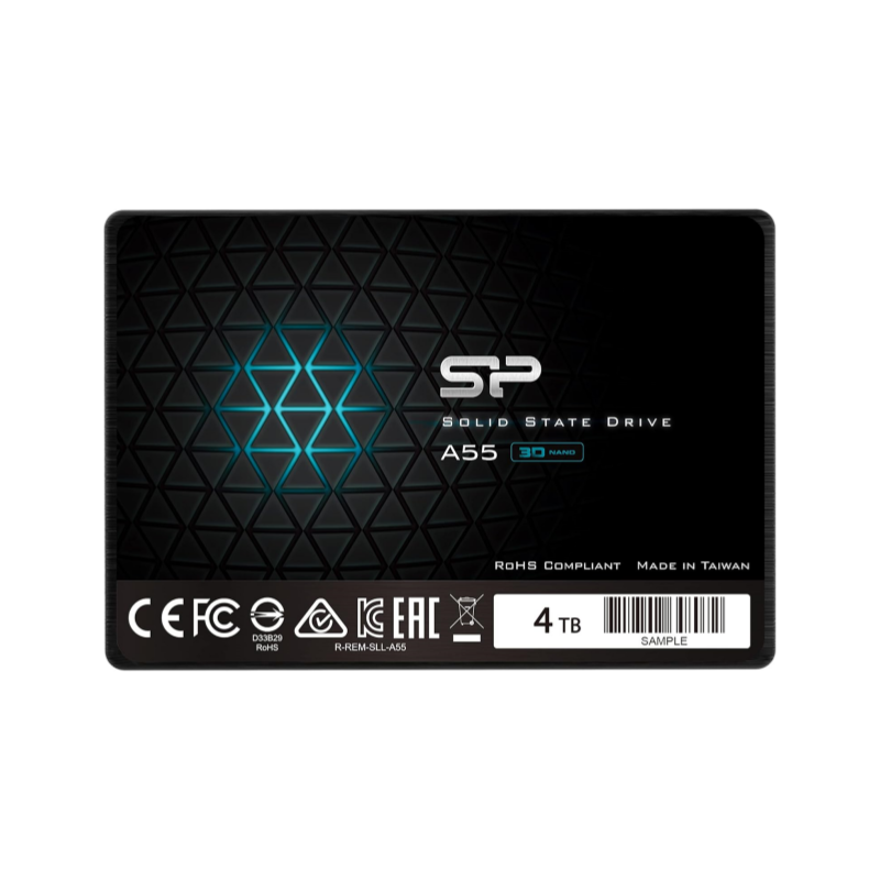 Silicon Power A55 4TB SSD – Ultra schnelle SATA III SSD für PC & Laptop