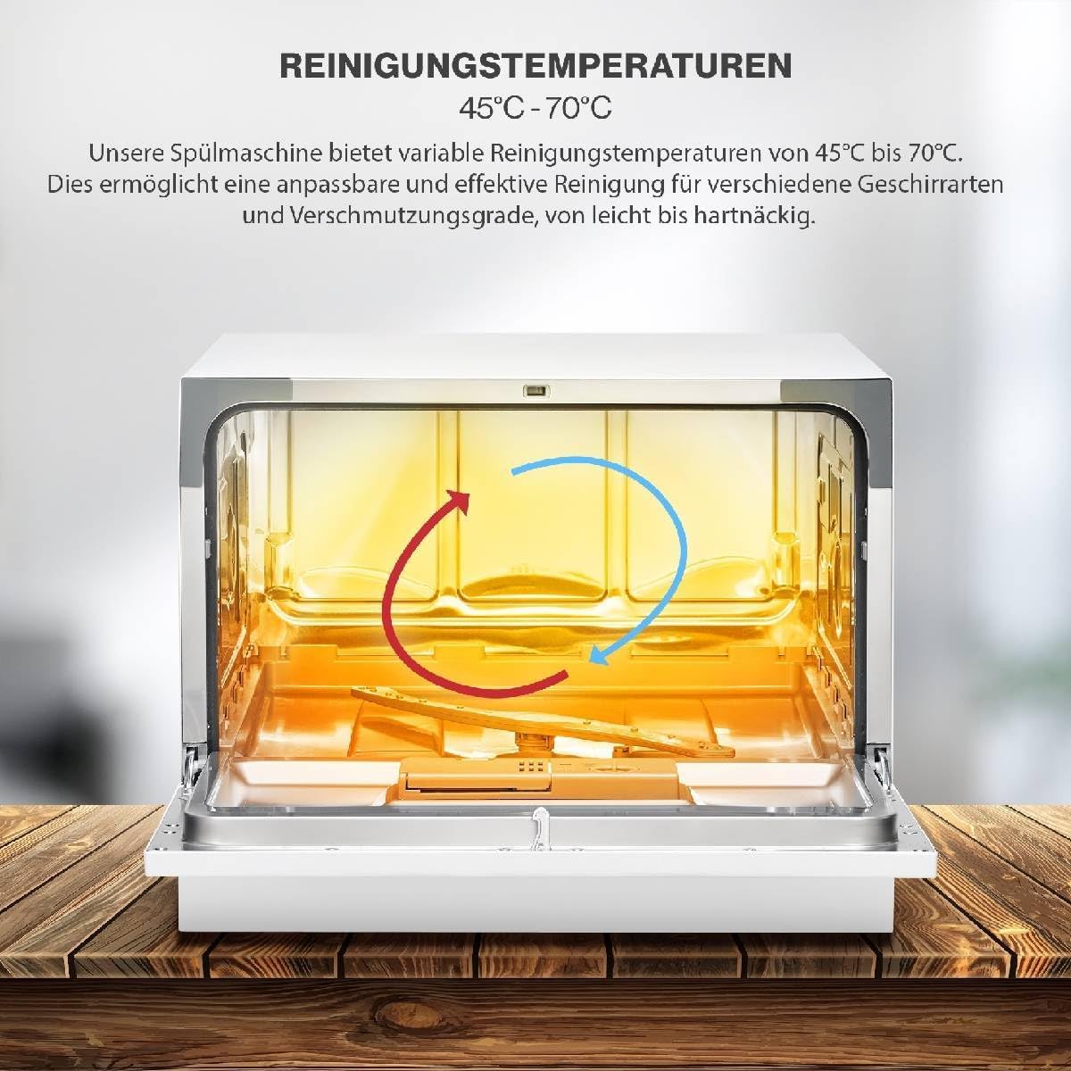 Bomann Mini Geschirrspüler TSG 7405 – kompakt, leise & energieeffizient