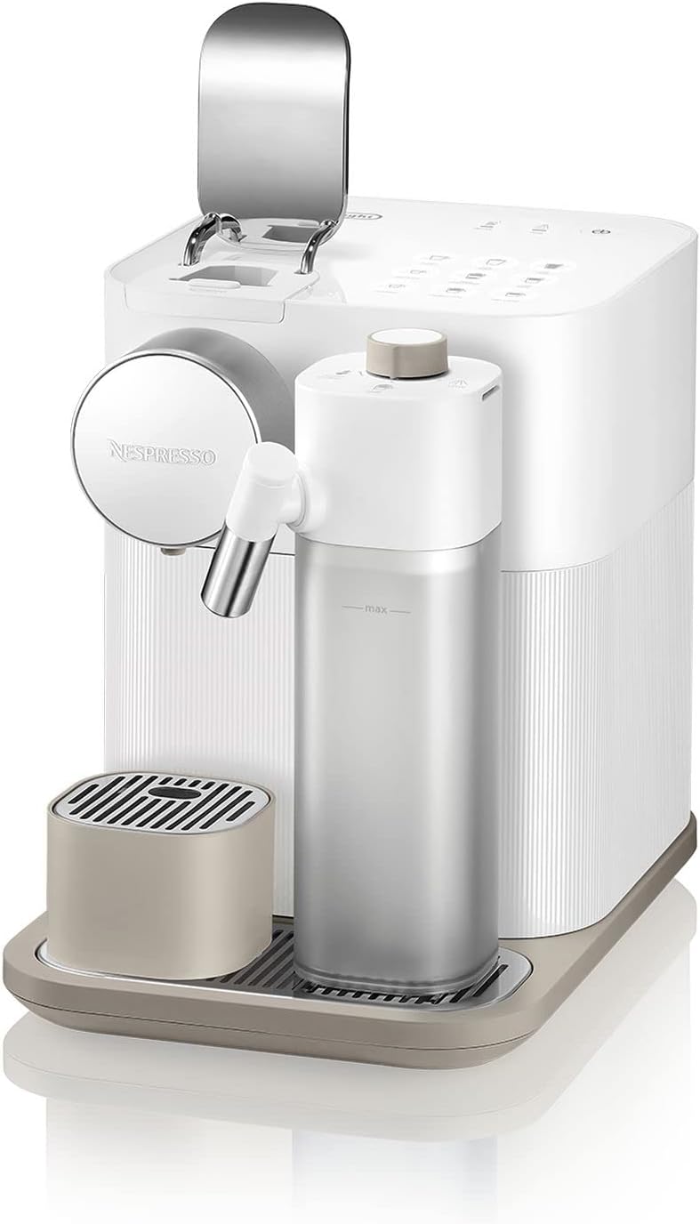 Nespresso De’Longhi Gran Lattissima EN640.W – Kapselmaschine mit automatischem Milchsystem, 19 bar, 1400W, Weiß