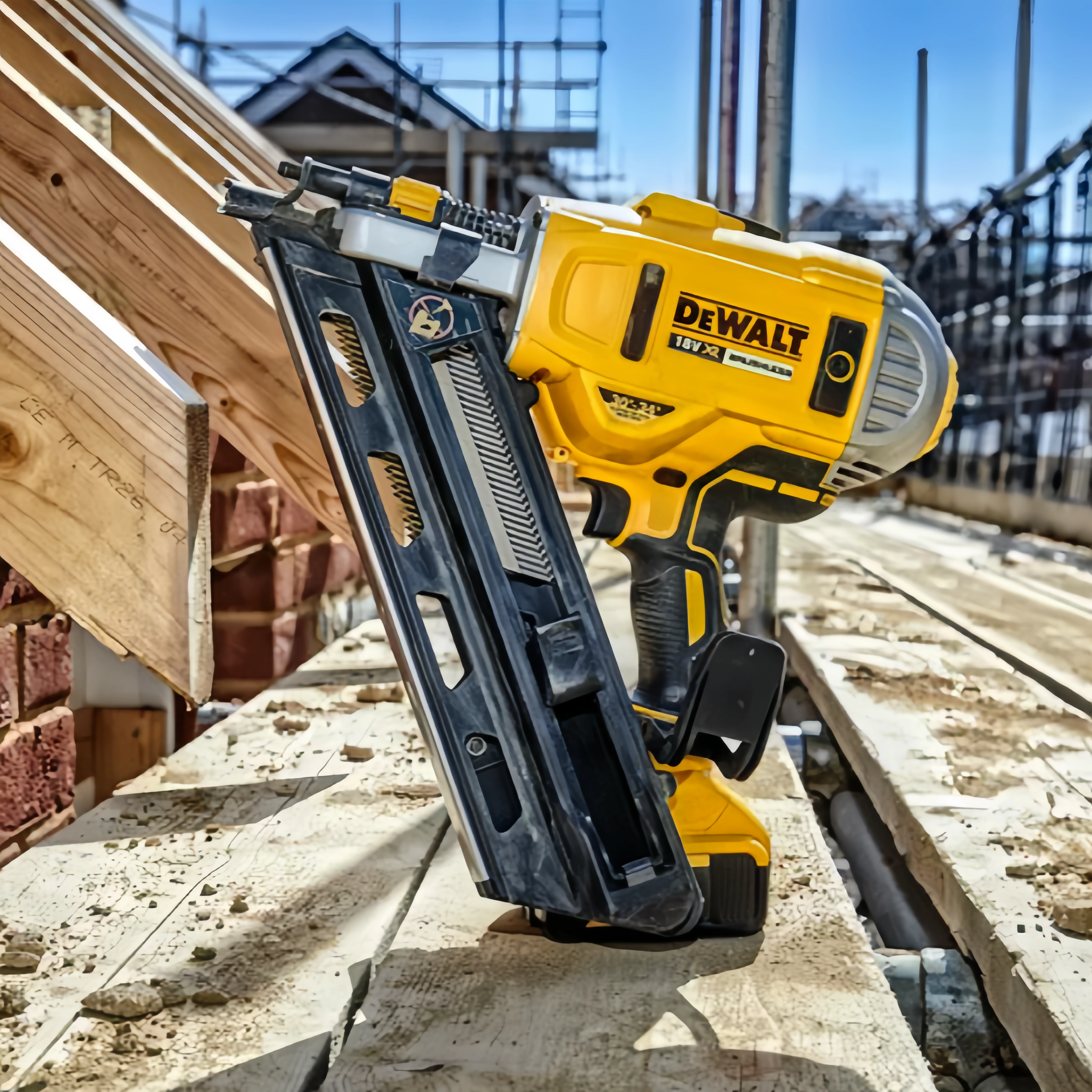 DeWALT DCN692P2-QW Akku-Nagler & Tacker 18 V – Bis 90 mm, inkl. 2x5 Ah Batterien