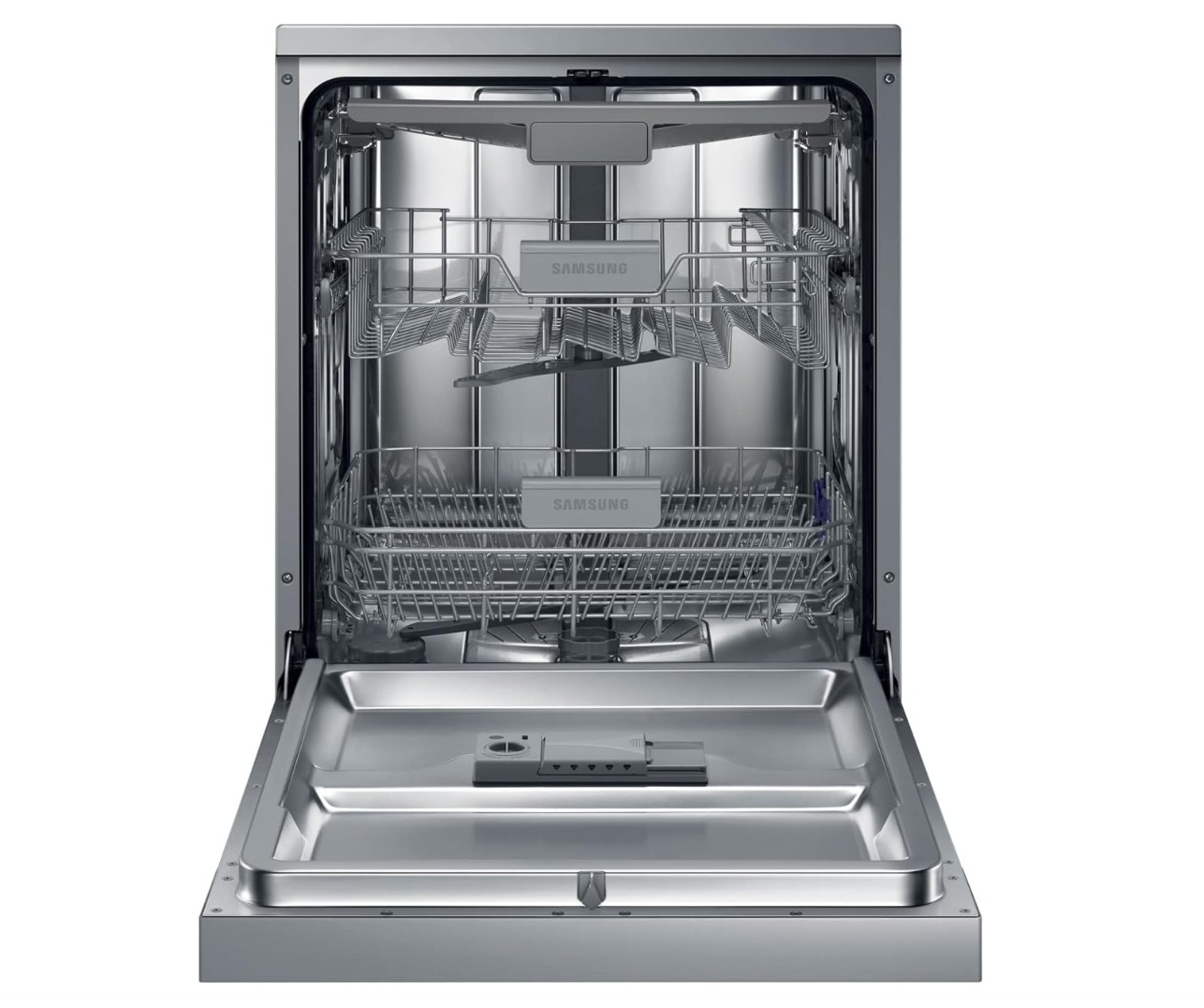 Samsung DW60M6050FS Geschirrspüler – 14 Maßgedecke, A++, freistehend, Edelstahl, LED-Touch, 60 cm