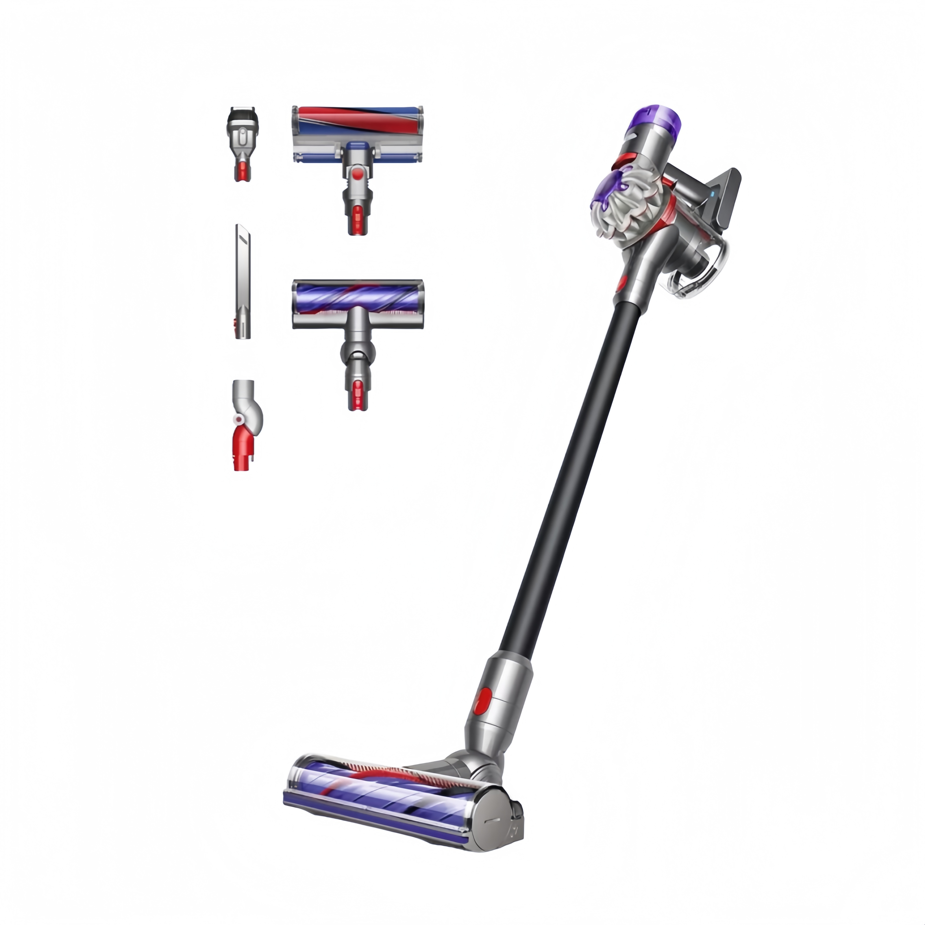 Dyson V8 Total Clean Akkustaubsauger – Nickel/Schwarz, kabellos, leistungsstark
