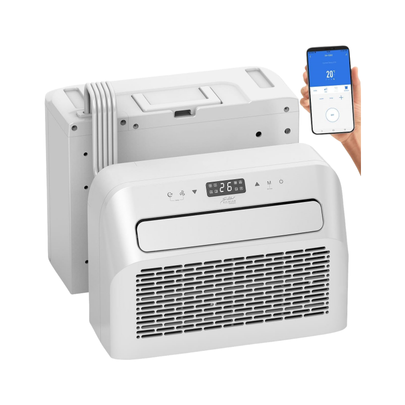 Sichler Tragbare Klimaanlage Split 5.000 BTU WiFi – Kühlung, Entfeuchtung & Smarte Steuerung