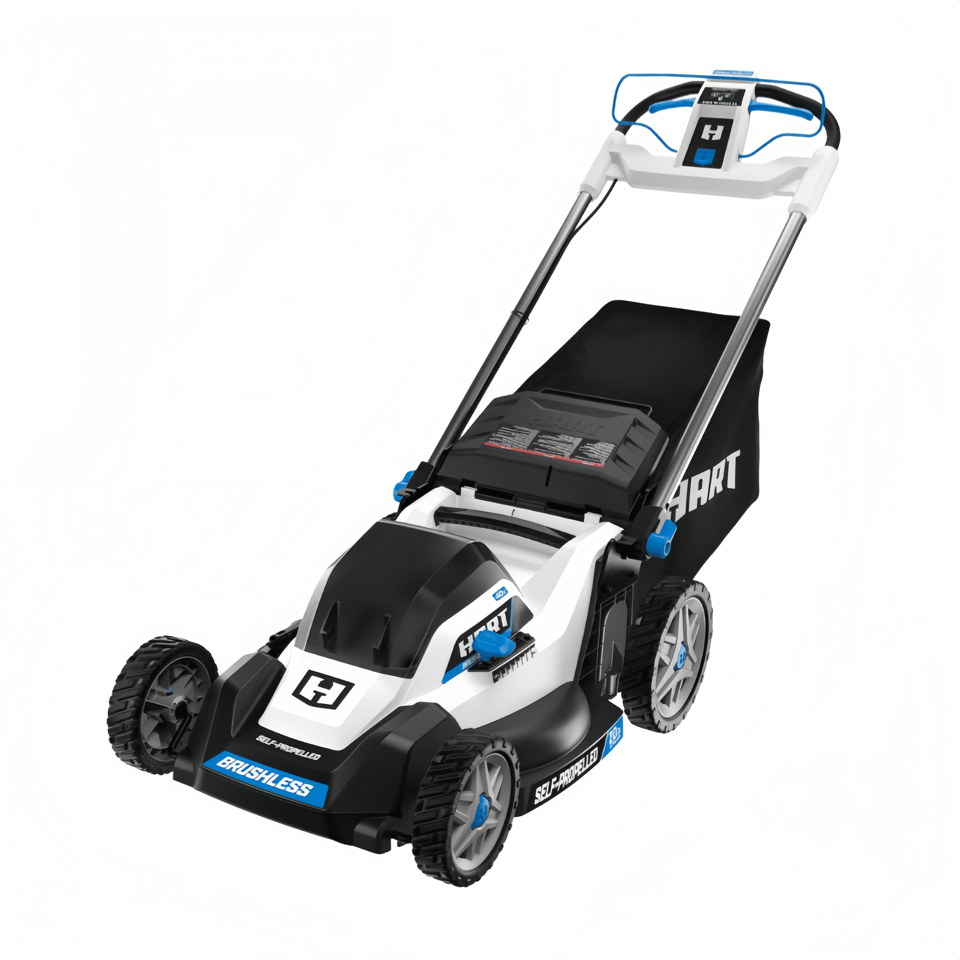 Akku-Rasenmäher 40V, 51 cm Schnittbreite – Selbstfahrend & bürstenloser Motor mit 6,0Ah Akku-Set