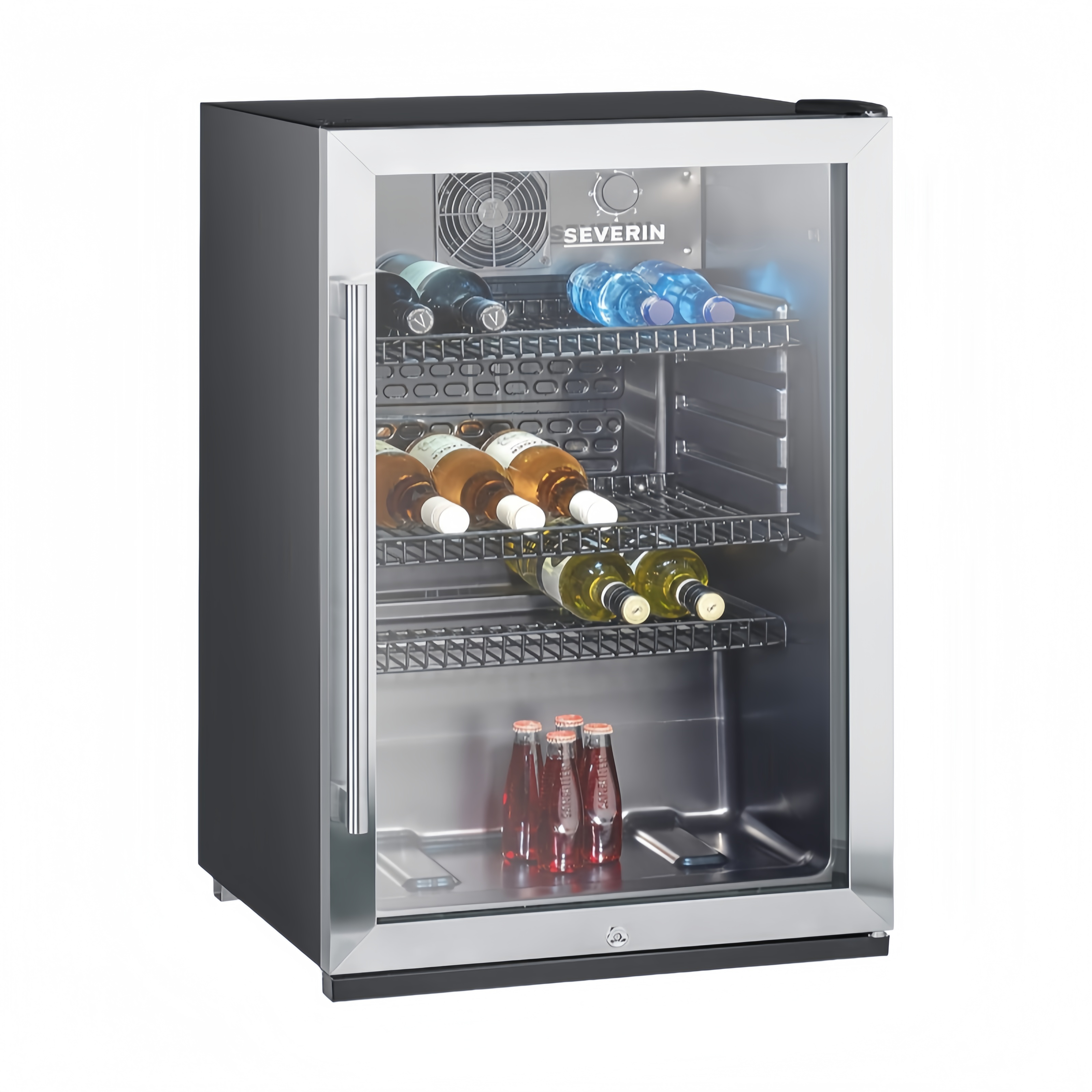 SEVERIN Flaschenkühlschrank 118 L LED – Sicher, Geräumig & Perfekt temperiert