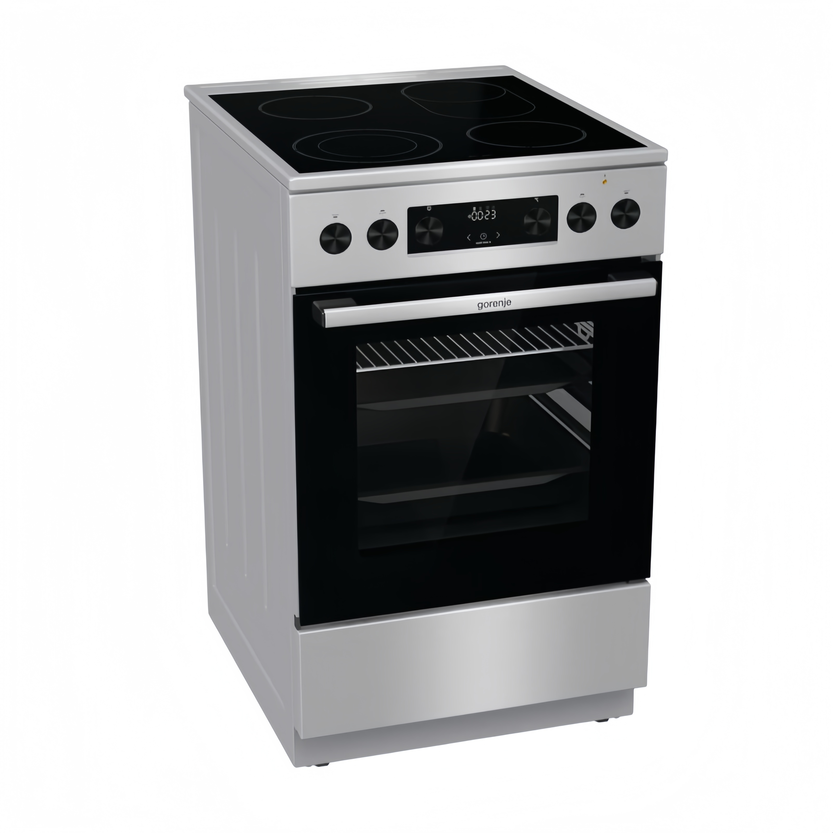 Gorenje GECS5C70XPA Elektro-Backofen – 50 cm, 70 L, Glaskeramik, GentleClose, AirFry, ExtraSteam, Pizza bis 300 °C, AquaClean, Schwarz