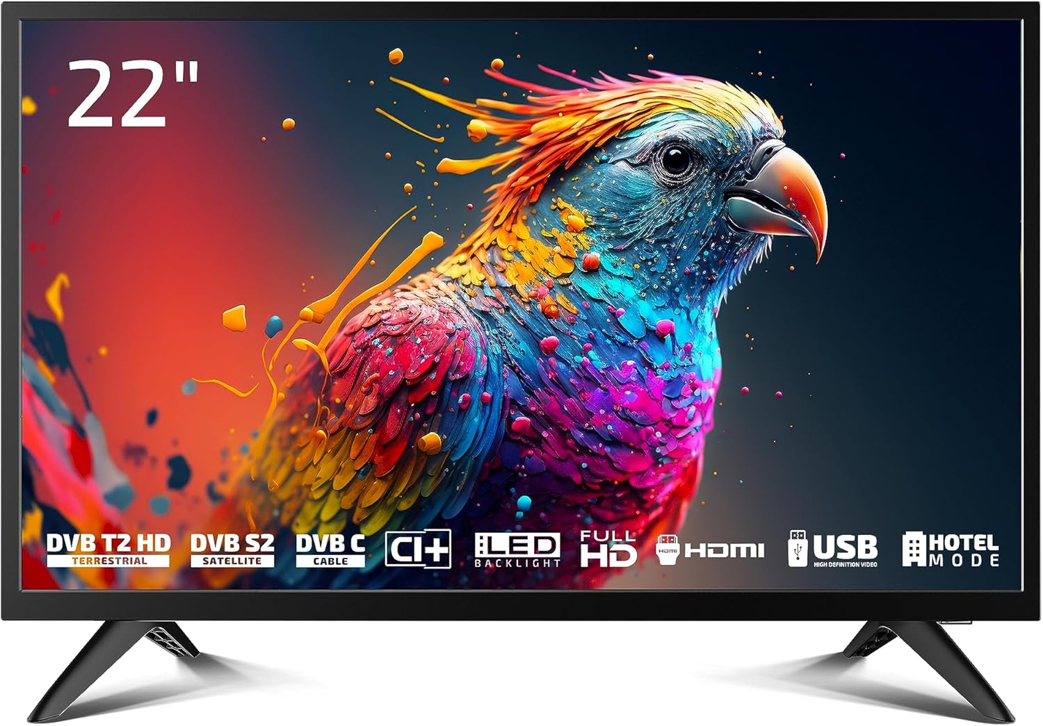 DYON Smart 43 VX – 43 Zoll Full HD Smart TV mit Triple Tuner, App Store & Streaming-Diensten