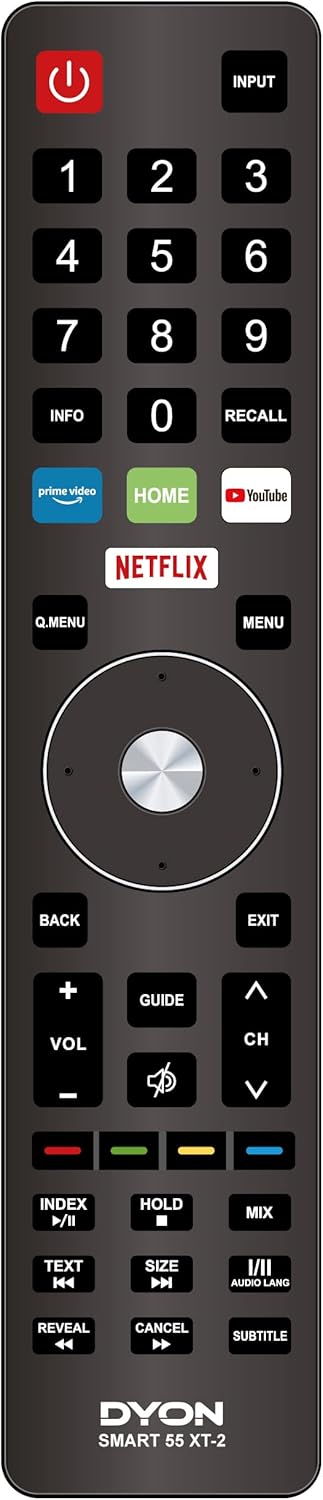 DYON Smart 43 VX – 43 Zoll Full HD Smart TV mit Triple Tuner, App Store & Streaming-Diensten