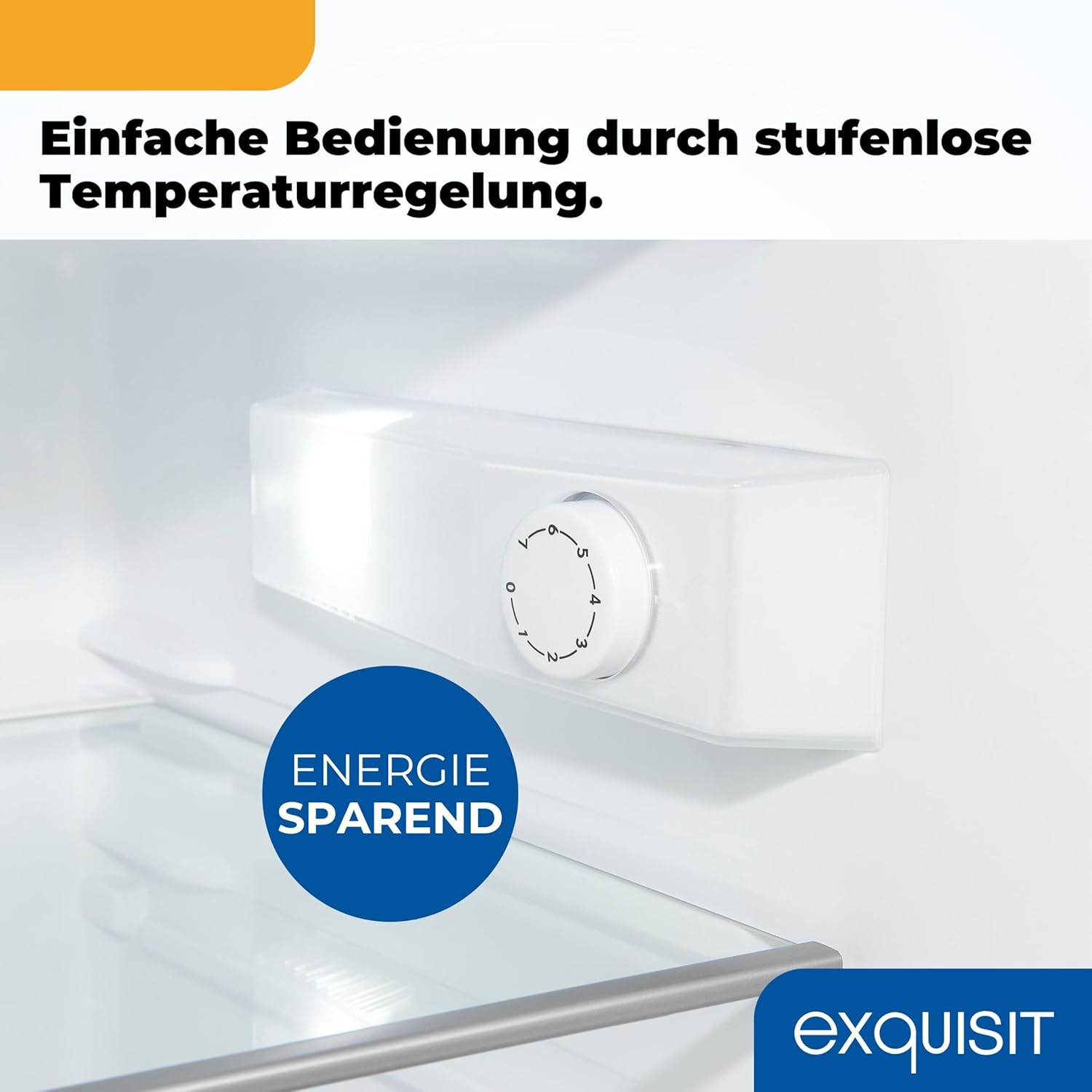 Exquisit KS516-4-H-010D Kühlschrank – 120 Liter, 4-Sterne-Gefrierfach, freistehend