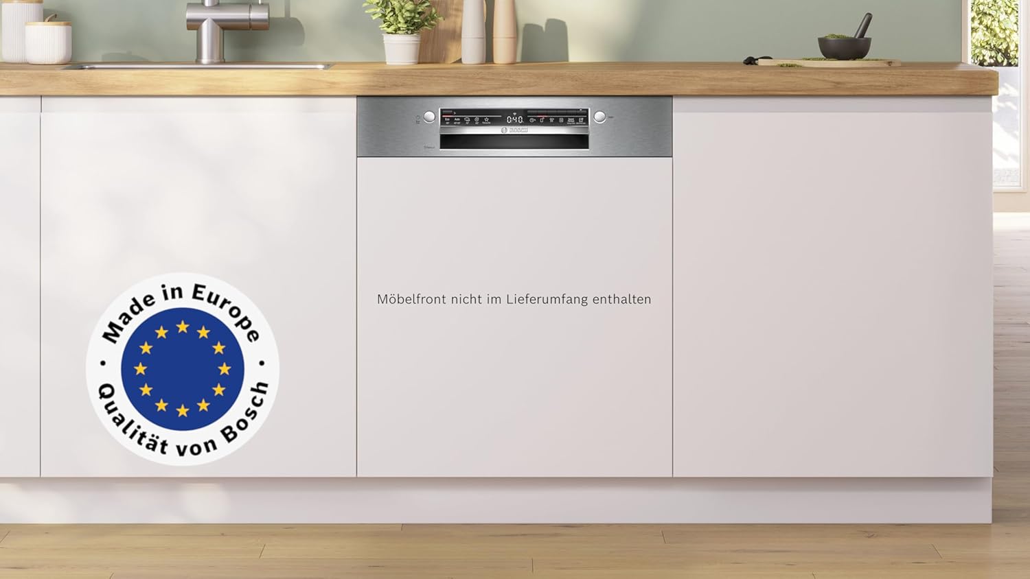 Bosch SMV4ETX08E Serie 4 – Vollintegriert 60 cm, Besteckkorb, Leise