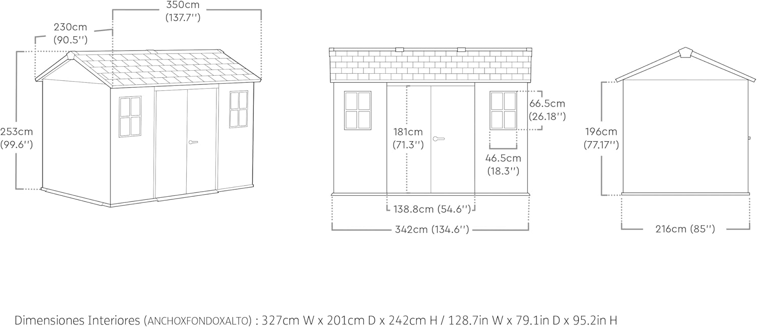 Keter Oakland 1175SD Geräteschuppen – Robust, Wetterfest & Viel Platz