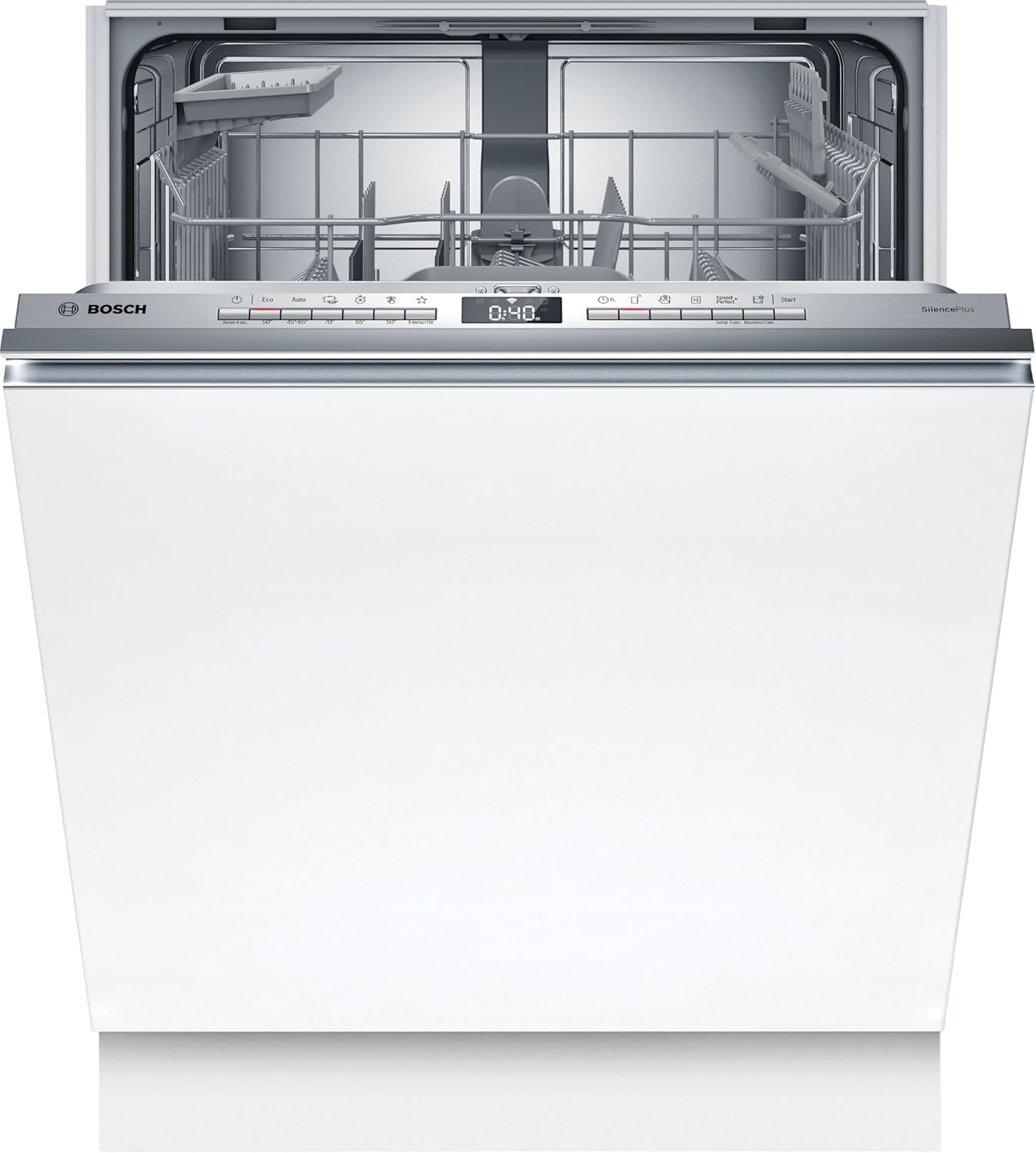 Bosch SMV4ETX08E Serie 4 – Vollintegriert 60 cm, Besteckkorb, Leise