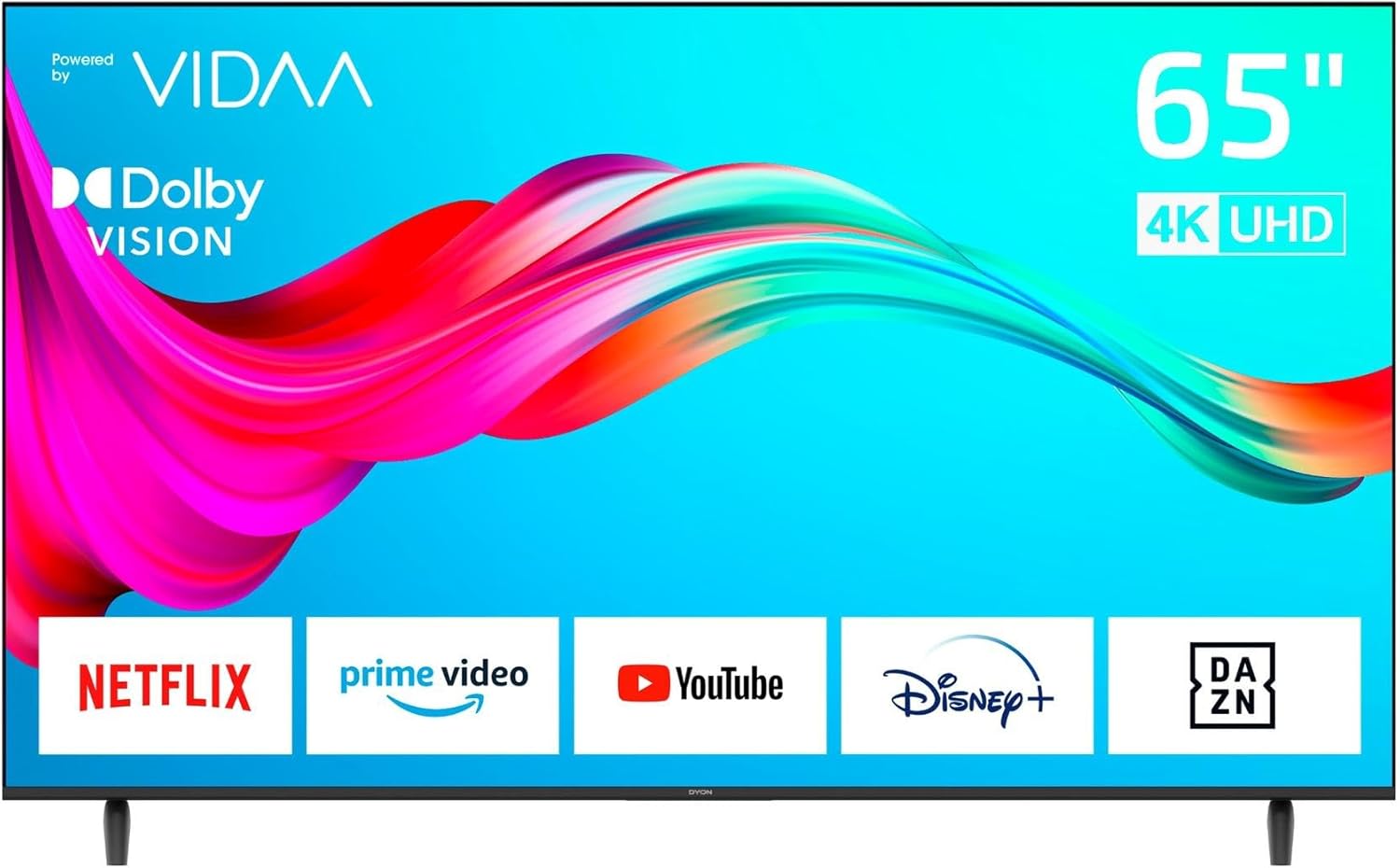 DYON Smart 43 VX – 43 Zoll Full HD Smart TV mit Triple Tuner, App Store & Streaming-Diensten