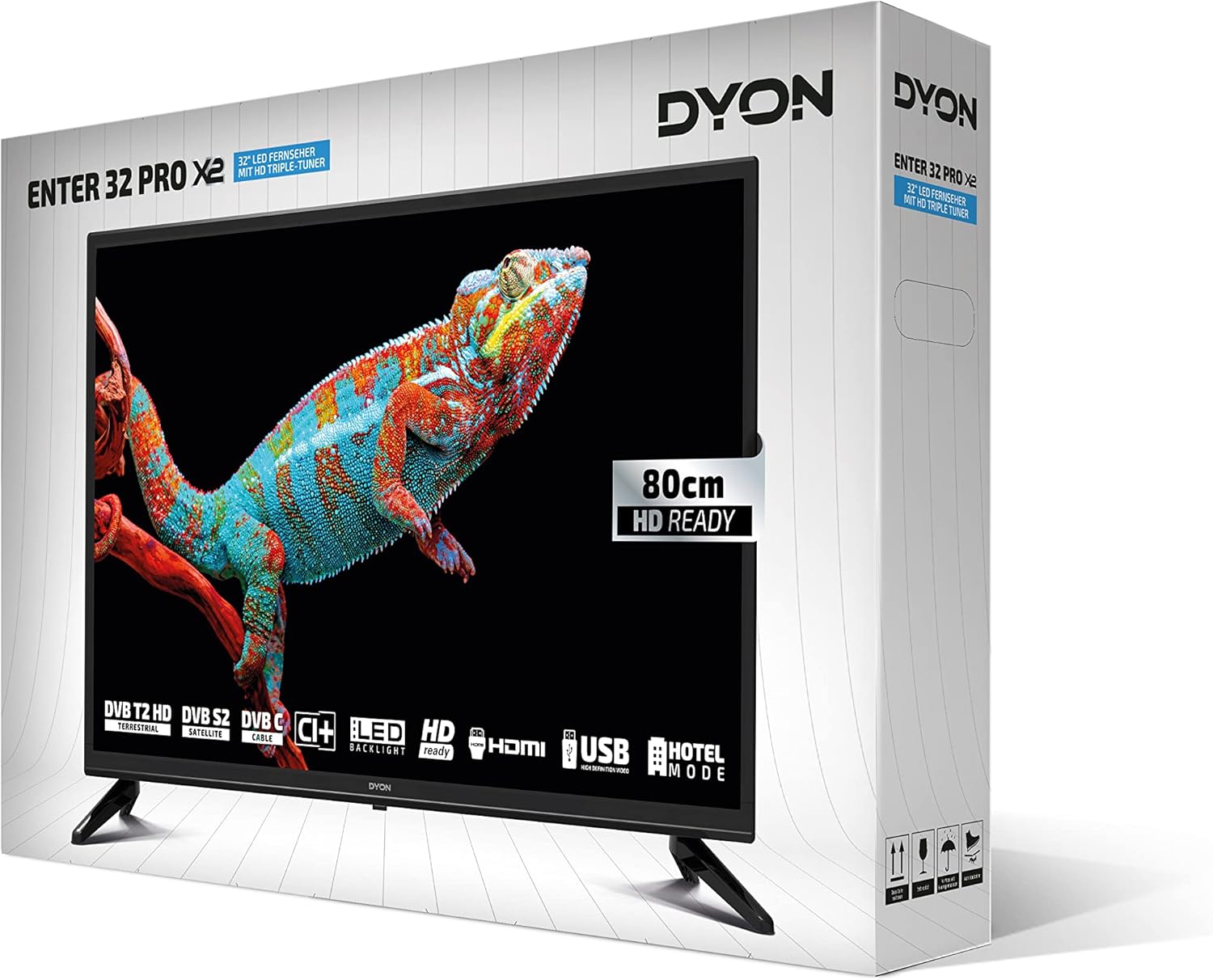 DYON Smart 43 VX – 43 Zoll Full HD Smart TV mit Triple Tuner, App Store & Streaming-Diensten