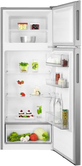 AEG RDB424E1AX Kühlautomat Serie 5000 – 206 L, Gefrierfach oben, Edelstahl-Look mit Anti-Fingerprint