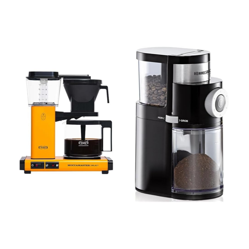 Moccamaster KBG Select – Filterkaffeemaschine, 1,25 L, Retro Design Off-White