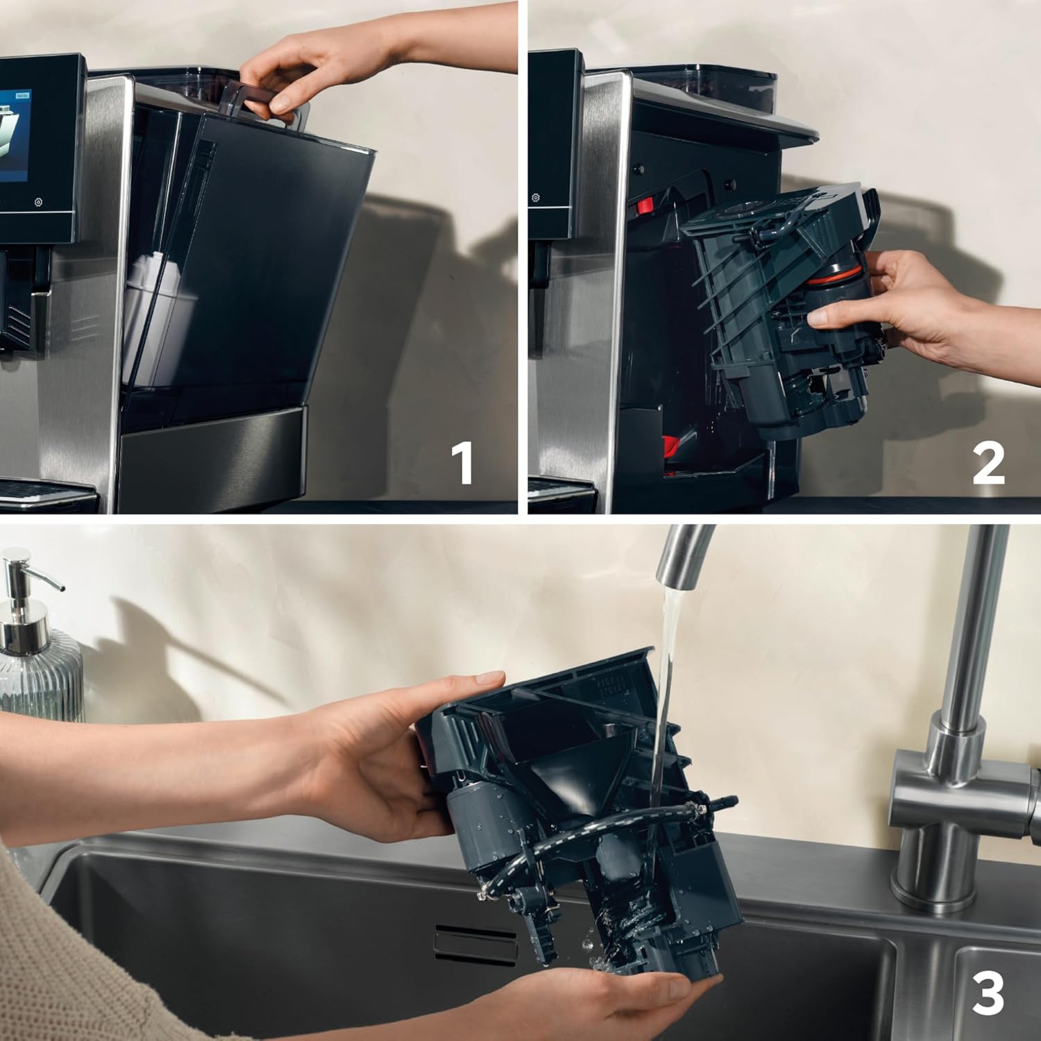 Siemens EQ900 TQ903D03 Kaffeevollautomat – 1500 W, Full-Touch-Display, App-Steuerung