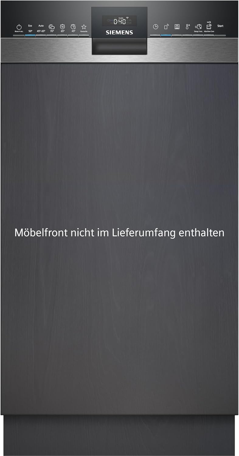 Siemens SR65YX08ME iQ500 Geschirrspüler – Vollintegriert 45 cm, Zeolith-Trocknung, Besteckschublade