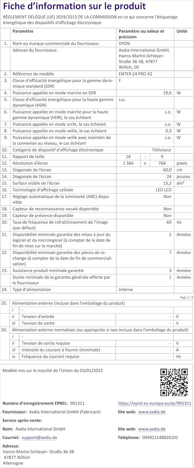 DYON Smart 43 VX – 43 Zoll Full HD Smart TV mit Triple Tuner, App Store & Streaming-Diensten