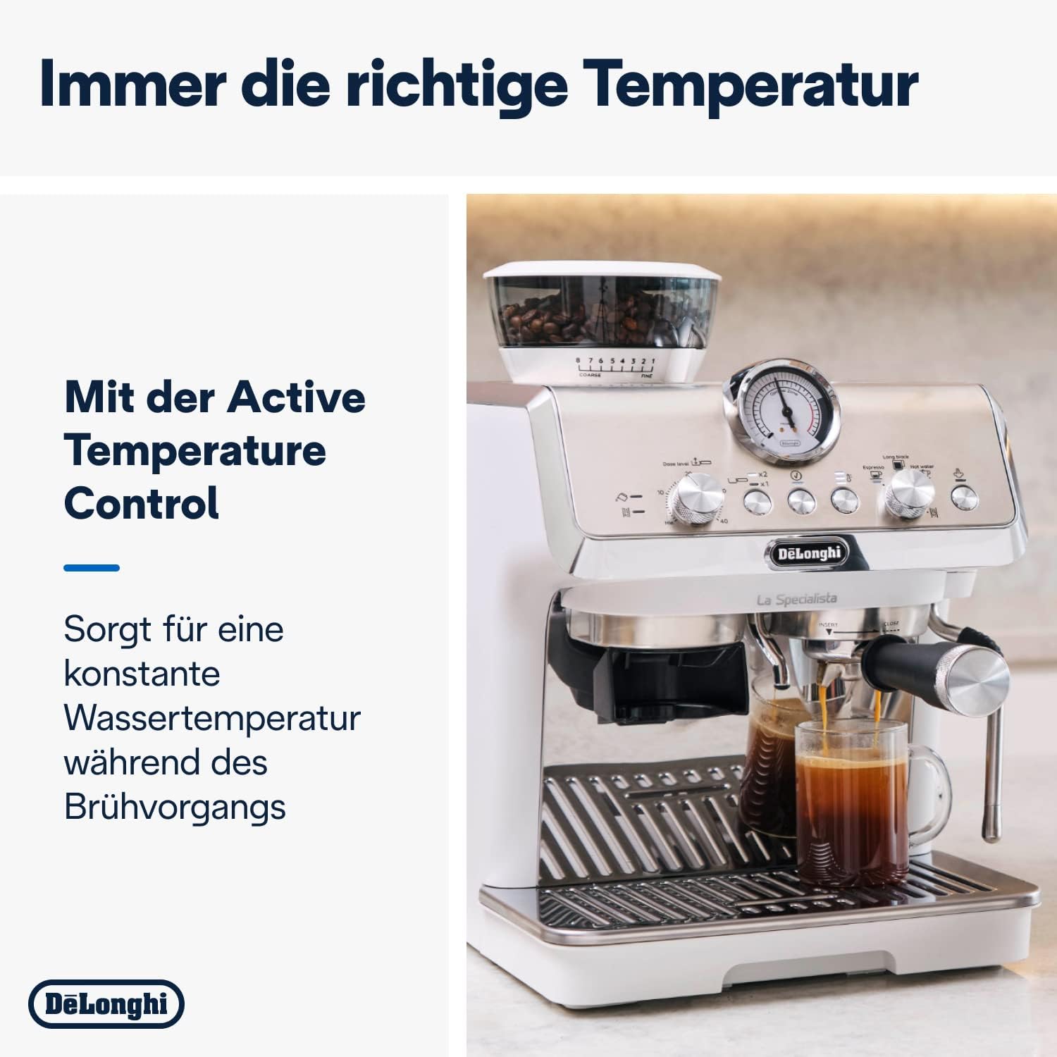 De’Longhi La Specialista Arte EC9155.MB – Siebträgermaschine, 15 Bar, 1300 W