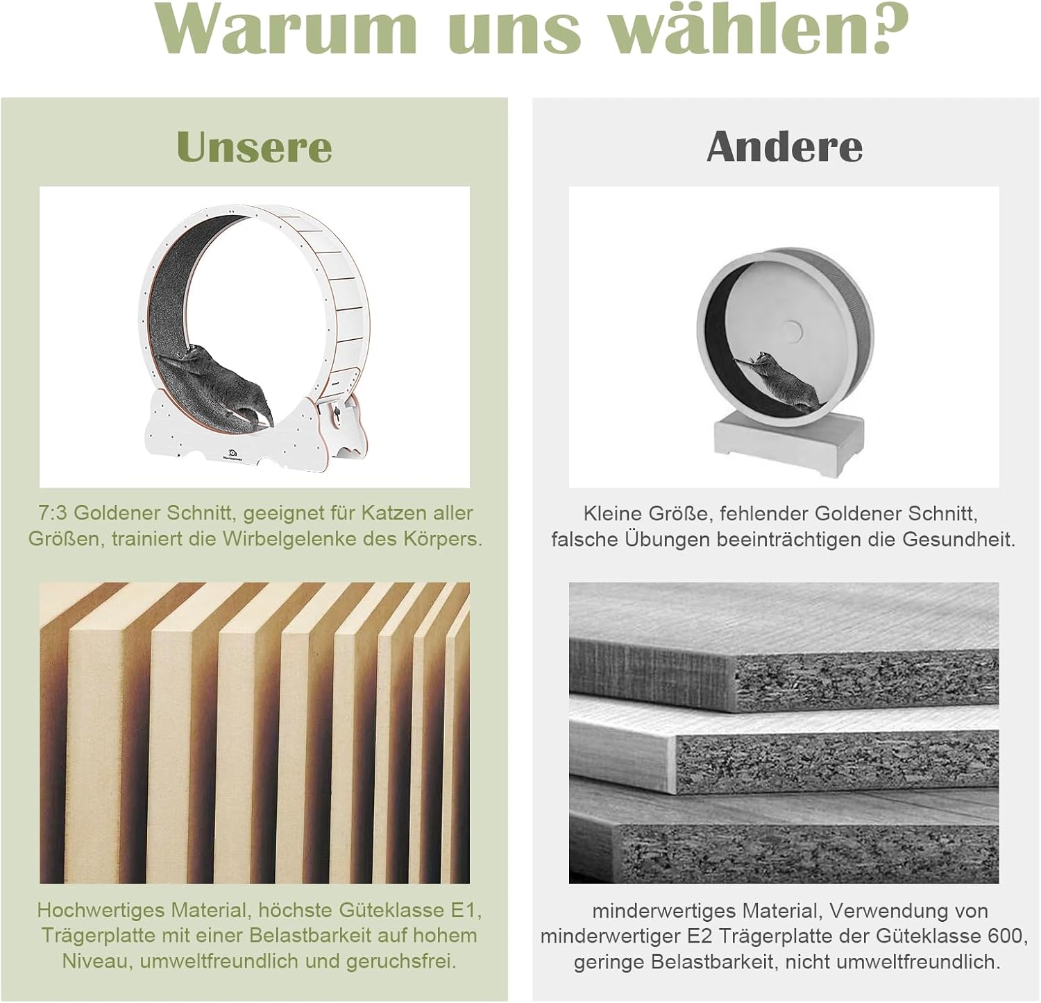 Naviconvex Katzen-Laufrad XXL – Ø 135 cm