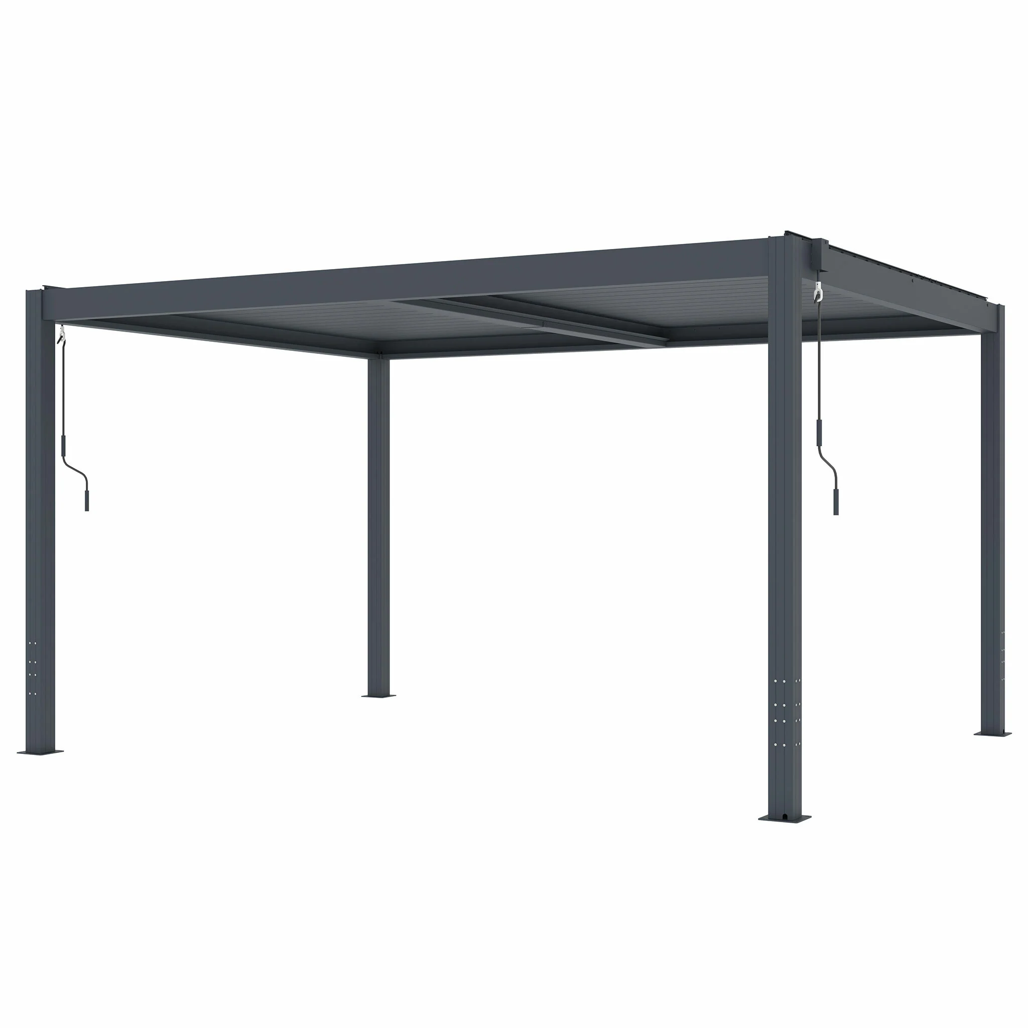 Fornorth Pergola Lounge 4x3m – Aluminium & Stahl, wetterbeständig, modernes Design