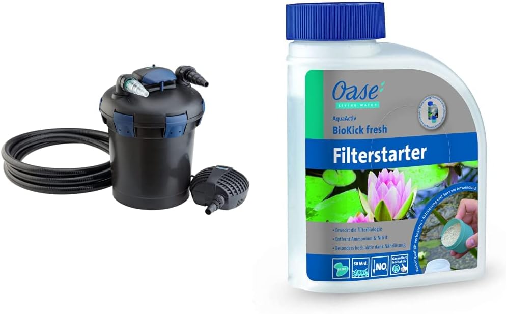 Oase BioPress 4000 UVC – Druckfilterset für Kristallklares Teichwasser