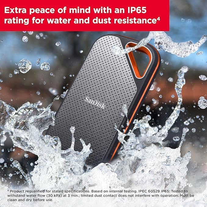 SanDisk Extreme Portable SSD 1 TB – Robuste & Schnelle Externe SSD