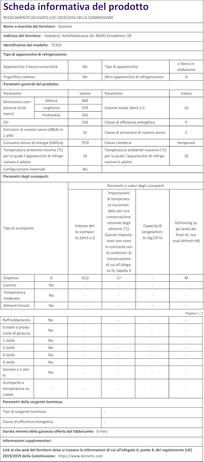 Dometic TropiCool TCX 35 – Tragbare Kühl- & Heizbox 33L