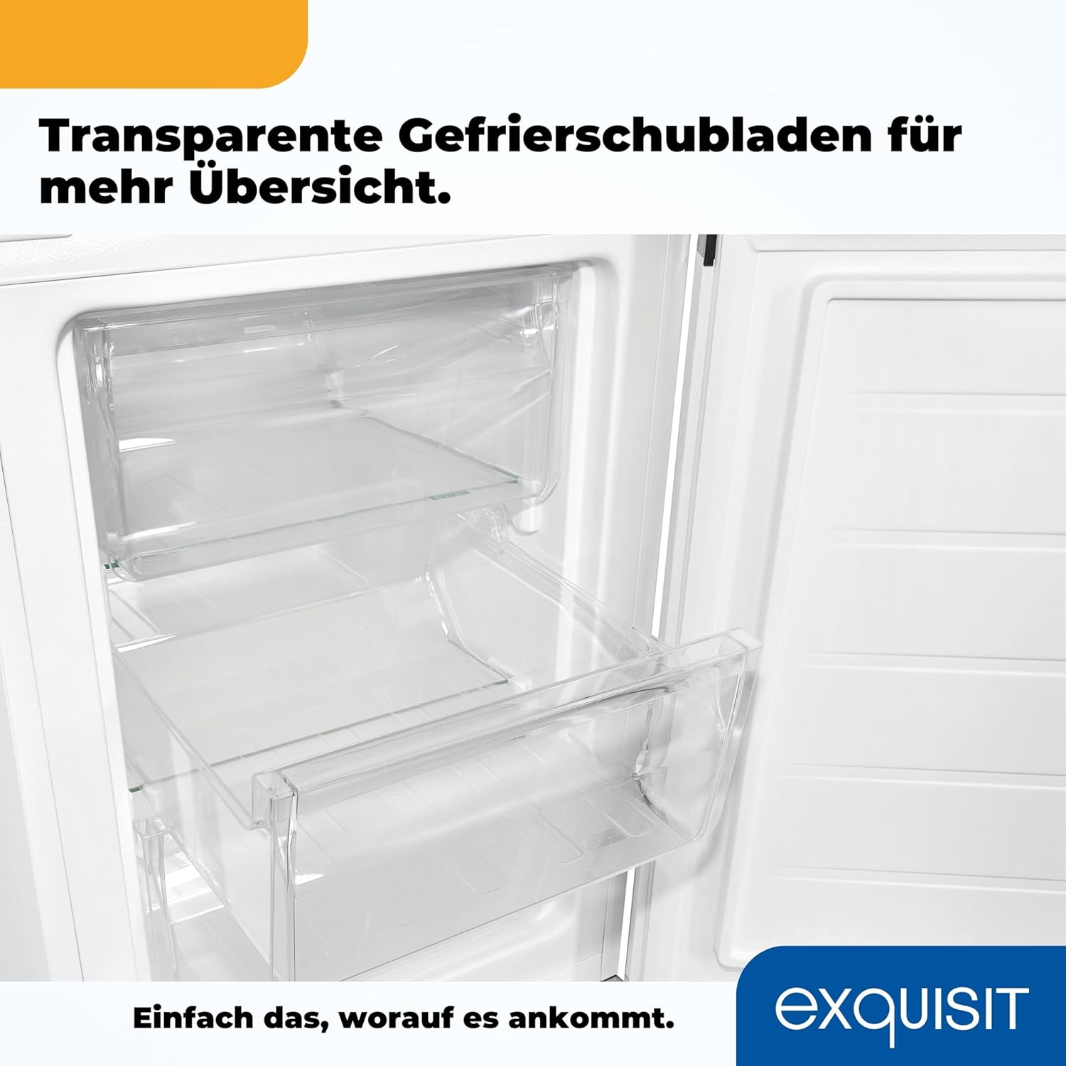 Exquisit Kühl-Gefrierkombination KGC5231-60-E-050C – 157 L, 4-Sterne-Gefrierfach, Alarm-Funktion