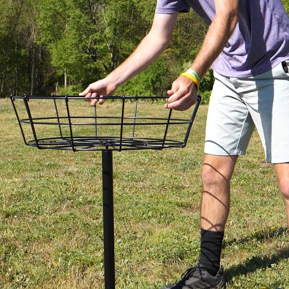 MVP Black Hole Pro 24-Chain Disc Golf Korb – Tragbar & Profi-Standard