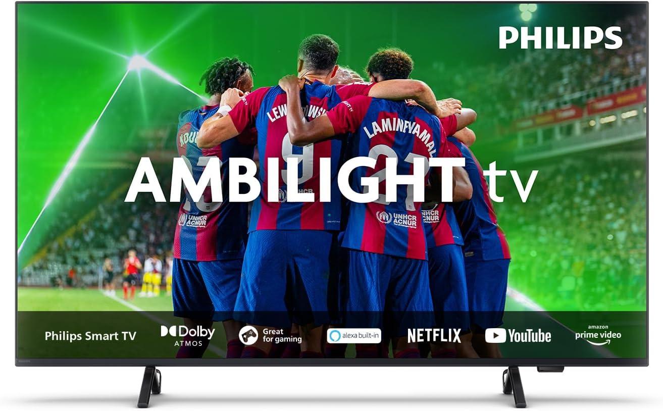 Philips Ambilight 43PUS8109 – 43 Zoll 4K LED Smart TV mit Titan OS & Dolby Atmos