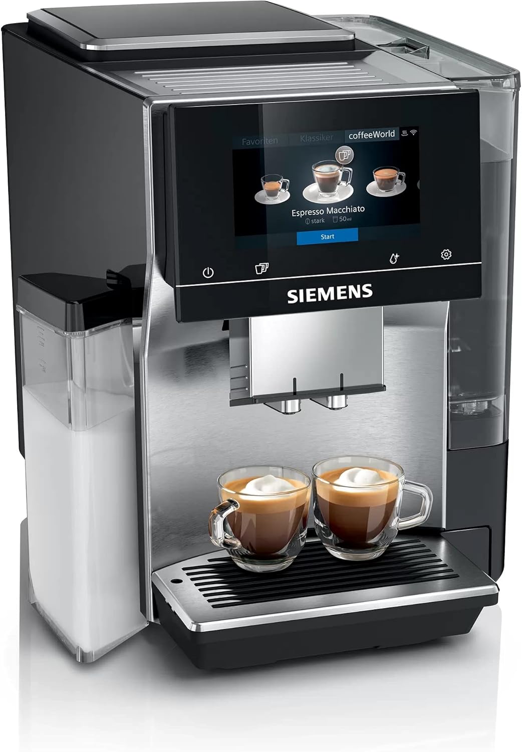 Siemens EQ900 TQ903D03 Kaffeevollautomat – 1500 W, Full-Touch-Display, App-Steuerung