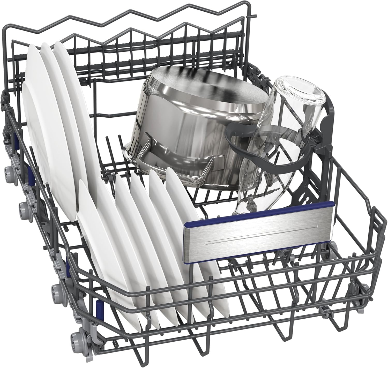 Siemens SR65YX08ME iQ500 Geschirrspüler – Vollintegriert 45 cm, Zeolith-Trocknung, Besteckschublade