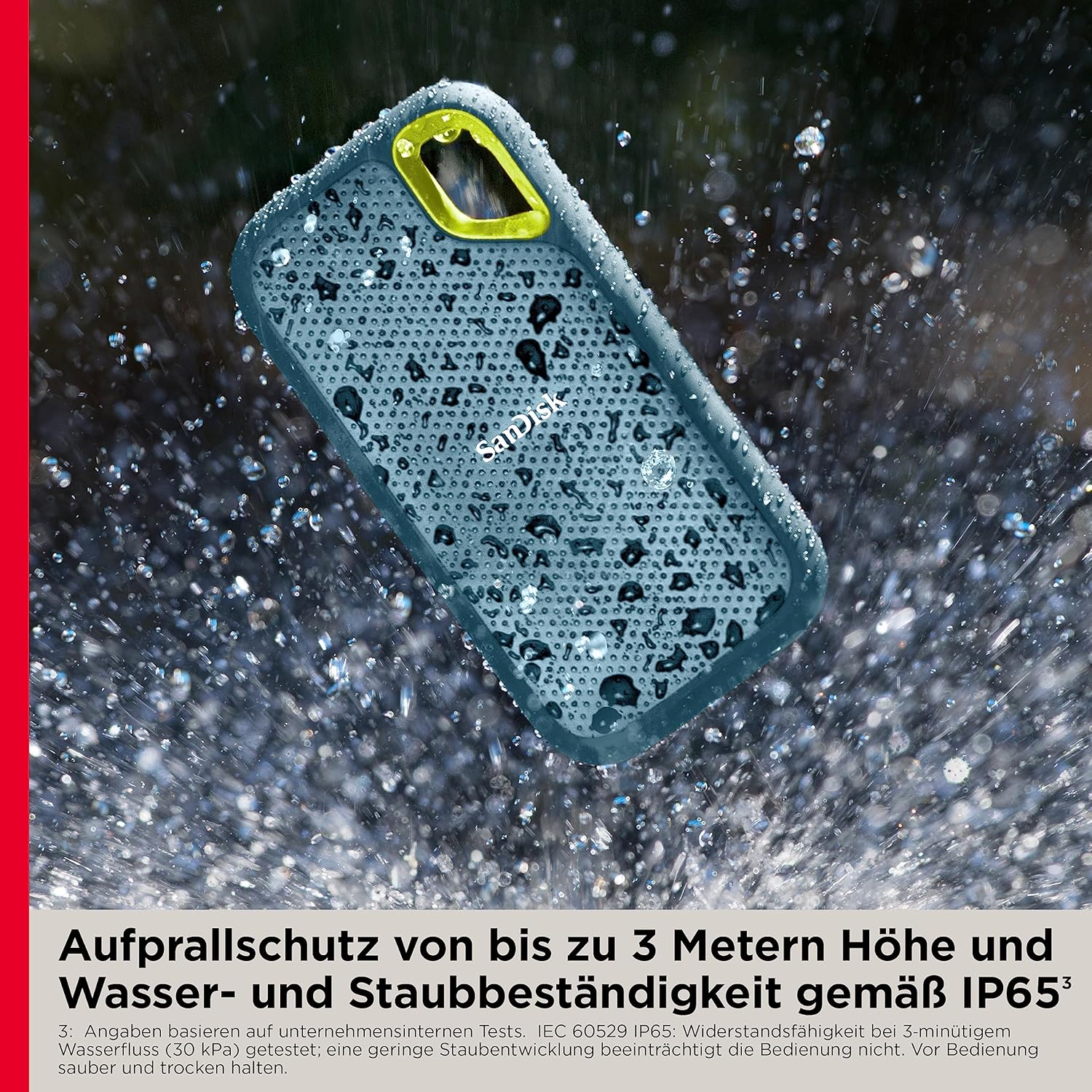 SanDisk Extreme Portable SSD 1 TB – Robuste & Schnelle Externe SSD