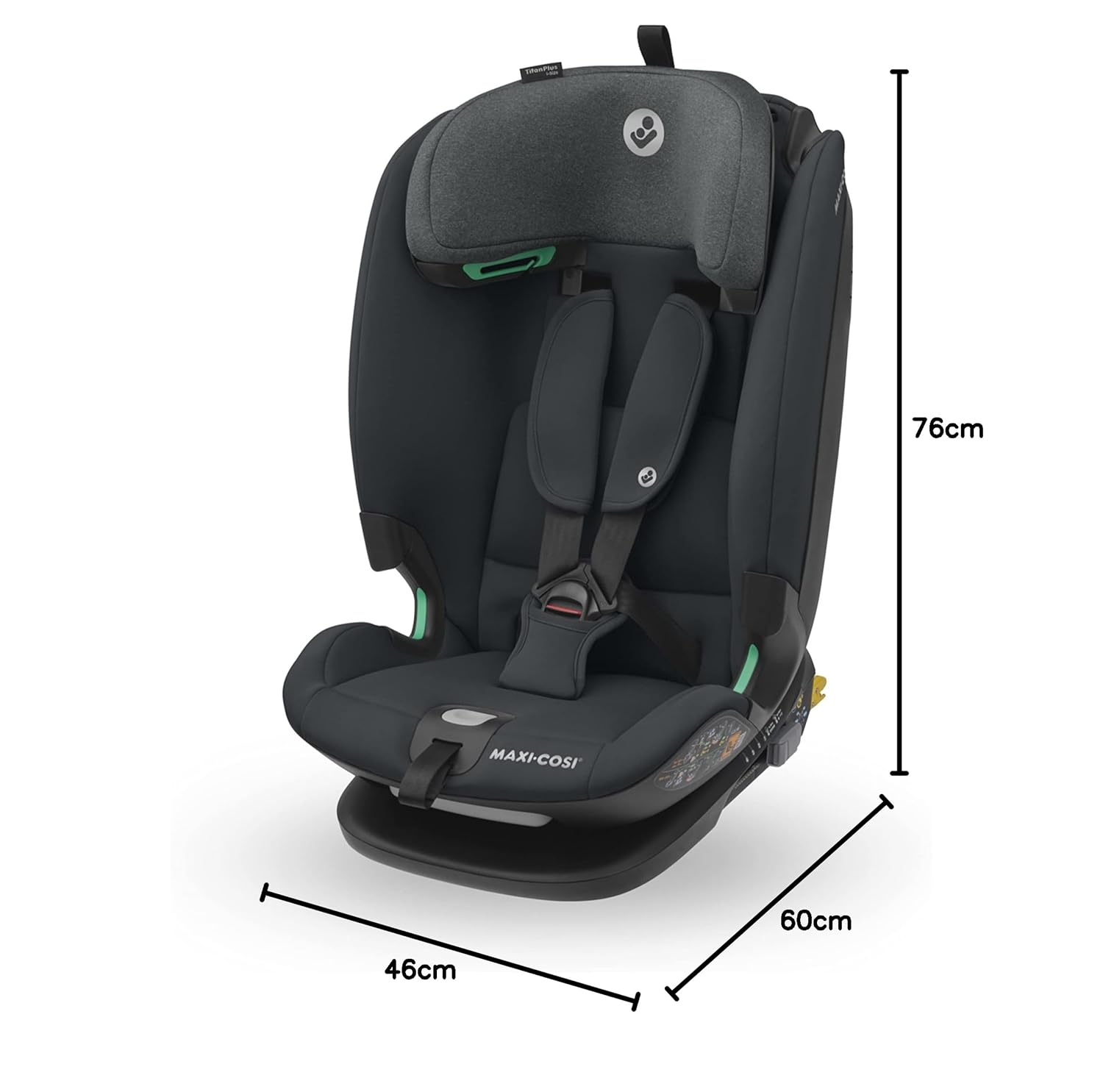 Maxi-Cosi Titan Plus i-Size – 15 Monate-12 Jahre, ISOFIX, G-CELL Seitenaufprallschutz