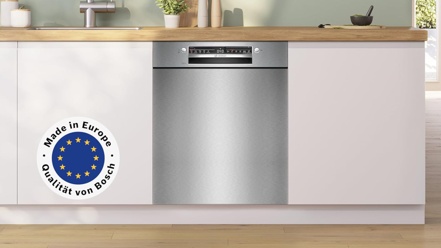 Bosch SMV4ETX08E Serie 4 – Vollintegriert 60 cm, Besteckkorb, Leise