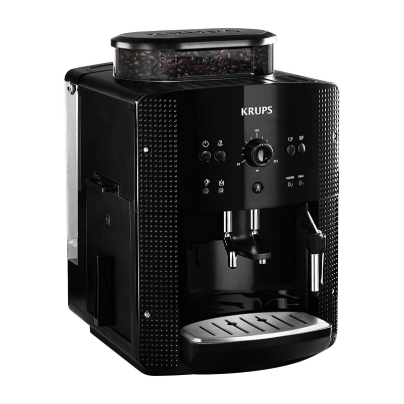 Krups Arabica Picto EA810870 – Milchschaumdüse, 2-Tassen-Funktion, Einfache Reinigung