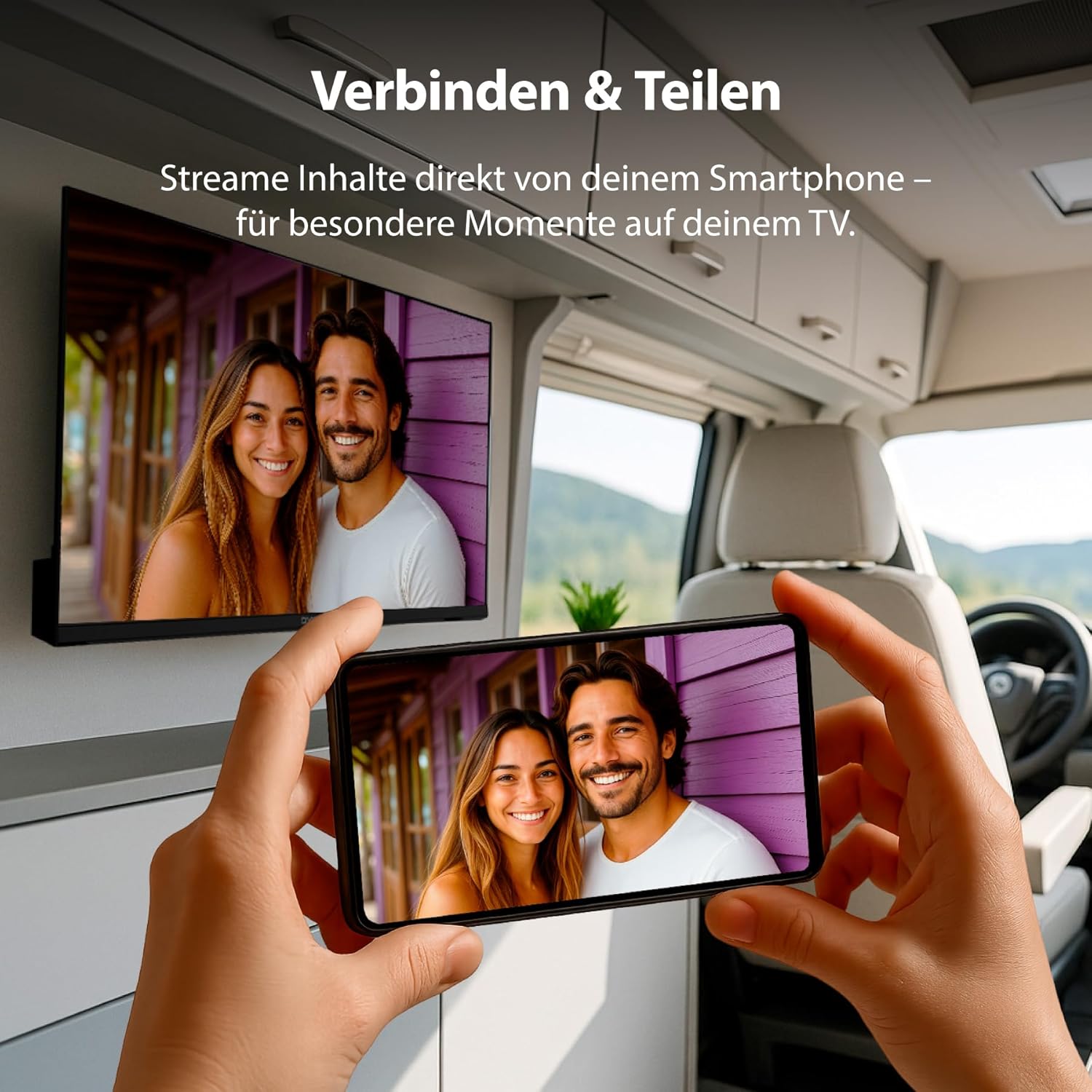 DYON Smart 43 VX – 43 Zoll Full HD Smart TV mit Triple Tuner, App Store & Streaming-Diensten