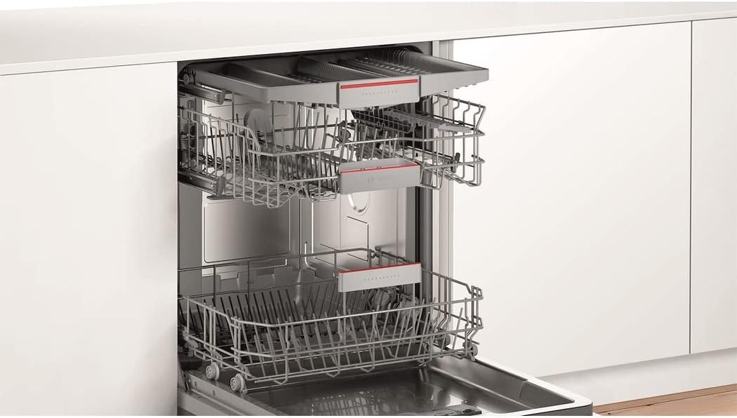 Bosch SMV4ETX08E Serie 4 – Vollintegriert 60 cm, Besteckkorb, Leise