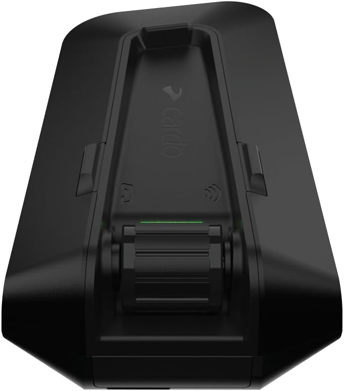 Cardo PACKTALK Edge – Motorrad Bluetooth Kommunikationssystem Headset Intercom (Einzelpack, Schwarz)