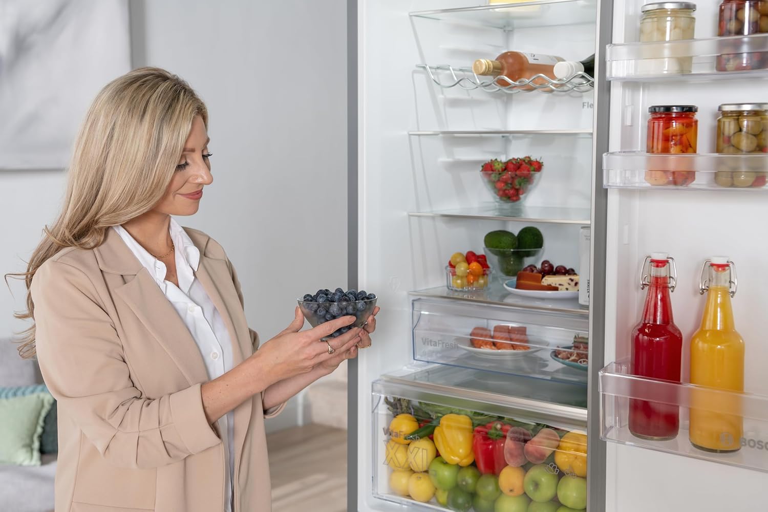 Bosch KGN39AIAT Serie 6 – 260 L Kühlraum, 103 L Gefrierfach, NoFrost & VitaFresh XXL